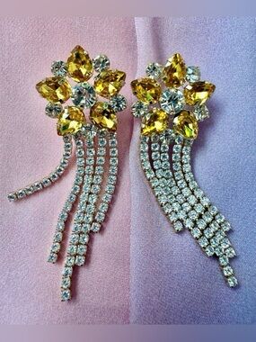 La Bella Floral Chandelier Earrings